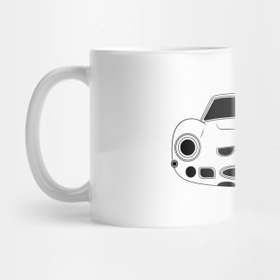 Ferrari 250 GTO Black Outline Mug